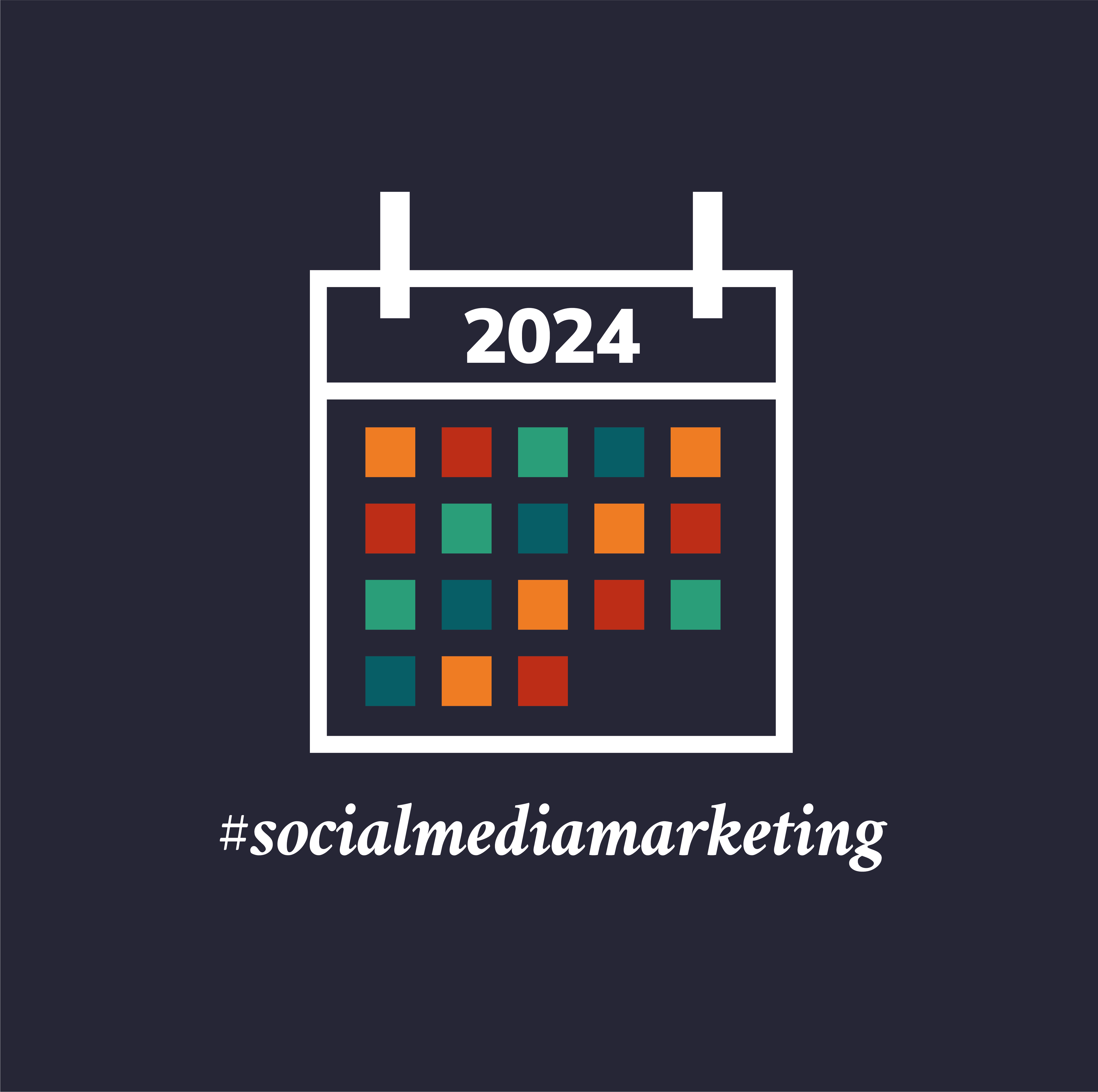 social media marketing dates 2024