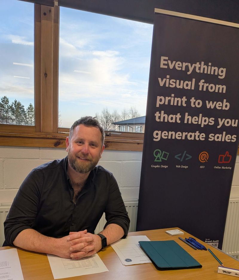 Gordon from Lundie Media at the annual Stonelaw High School Mock Interview Day