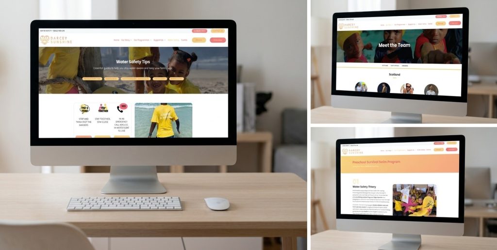 darcey sunshine website design & build